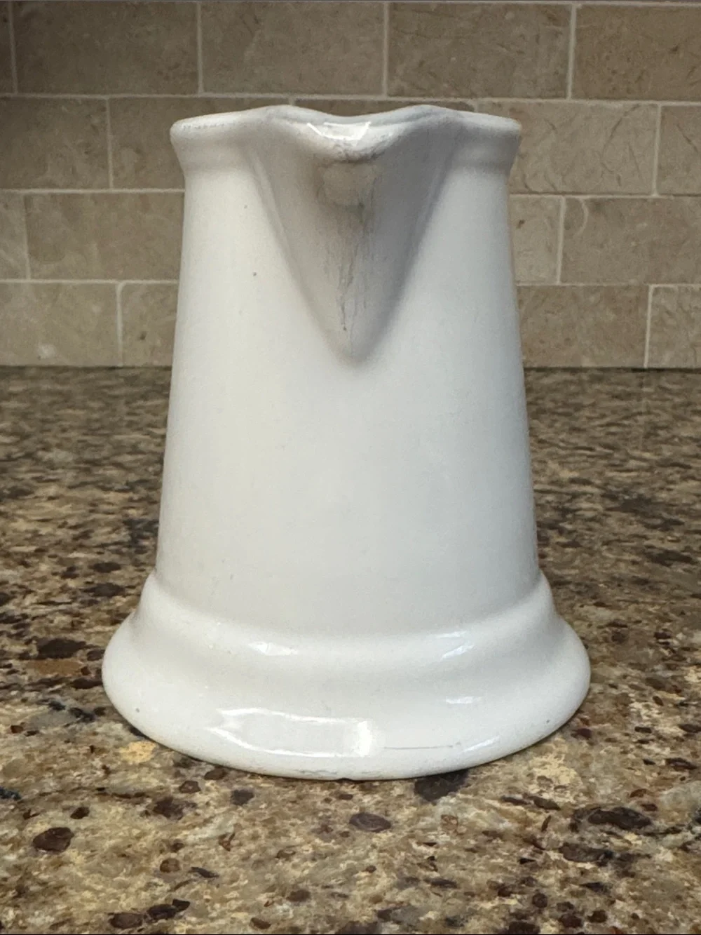 Heritage White by PFALTZGRAFF White Ceramic Pitcher Creamer Large